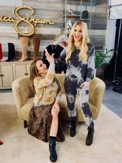 OJG Rainey Tie Dye Top In Black Tie Dye Clothing