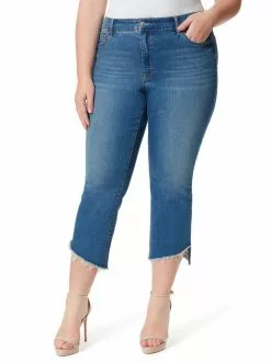 OJG Adored High Rise Kick Flare Jeans In Get On With It Clothing