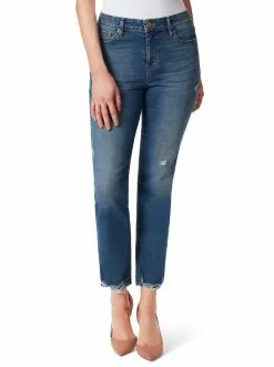 OJG Spotlight High Rise Straight Jeans In Midnight Sun