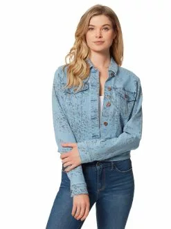 OJG Clothing Peony Jacket In Whirling Cheetah