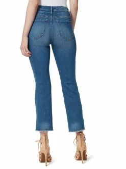 OJG Adored High Rise Kick Flare Jeans In Get On With It Clothing