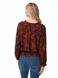 OJG Emery Blouse In Mystic Snake