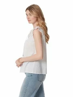 OJG Alisha Top In Bright White Clothing