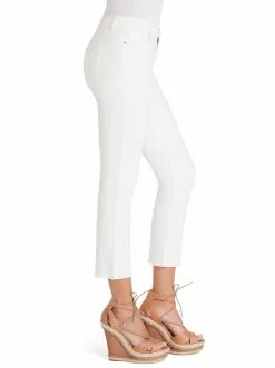 OJG Clothing Arrow Straight Ankle Jeans In White