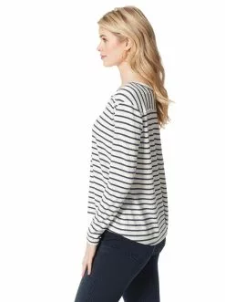 OJG Esma Top In Gardenia Stripe Clothing