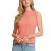 OJG Valerie Rib Top In Rose Clothing