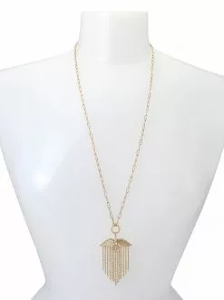 Centric Brands - Jewelry Bird Fringe Pendant Necklace