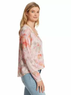 OJG Melinda Top In Crabapple Tie Dye