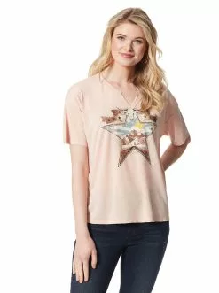 OJG Clothing Aitana Tee In Cameo Rose