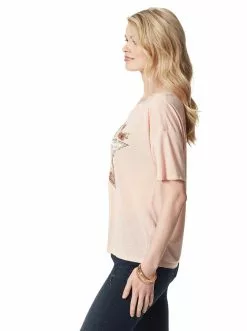 OJG Clothing Aitana Tee In Cameo Rose