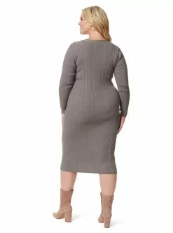 OJG Austyn Dress In Charcoal