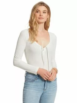 OJG Carrie Bodysuit In Gardenia