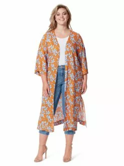 OJG Clothing Blakely Duster In Mini Amazon Floral