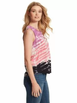 OJG Clothing Knox Tank In Confetti Tie Dye