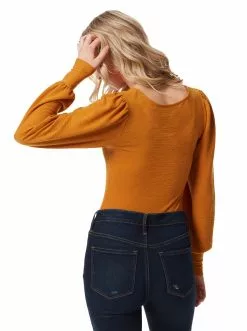 OJG Jaslynn Bodysuit In Buckthorn Brown Clothing