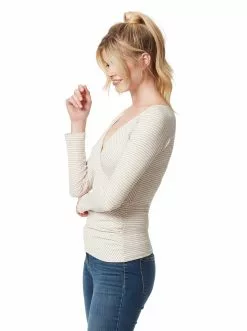 OJG Kiki Top In Canterelle Stripe