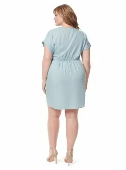 OJG New Arrivals Rayne Wrap Dress In Shirby