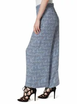 OJG Julie Wide Leg Pants In Paint Daubs