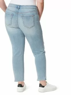 OJG Spotlight High Rise Straight Jeans In Sweet Words Clothing