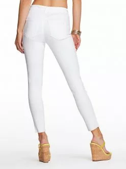 OJG Adored Ankle Skinny Jeans In White