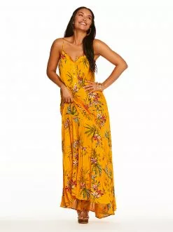 OJG Alanis Tier Dress In Tropical Oasis