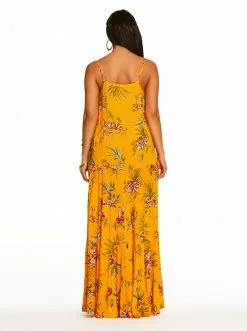 OJG Alanis Tier Dress In Tropical Oasis
