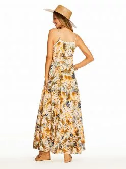 OJG Alanis Tier Dress In Bay Breeze