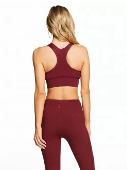 Rockfit Clothing Ariel Bra In Zinfandel