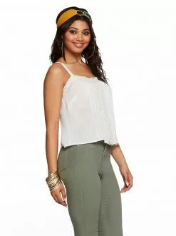 OJG Clothing Albi Lace Cami In Gardenia