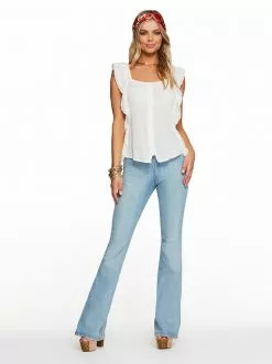 OJG Clothing Allen Top In Gardenia