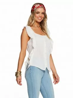 OJG Clothing Allen Top In Gardenia