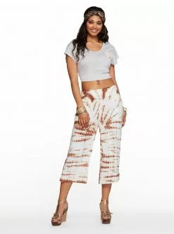OJG Lanie Pant In Argan Tie Dye Clothing