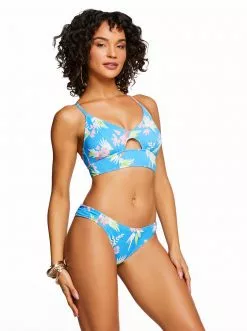 Amerex Beach Vibes Cropped Cami In Caspian