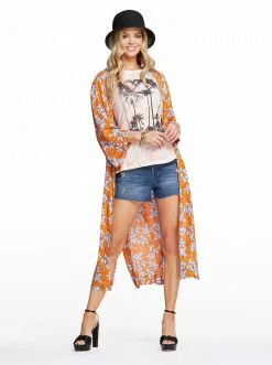 OJG Clothing Blakely Duster In Mini Amazon Floral