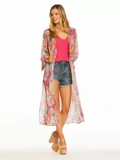 OJG New Arrivals Blakely Duster In Floral Canopy