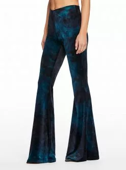 OJG Reese Pull On Flare In Black Tie Dye Clothing