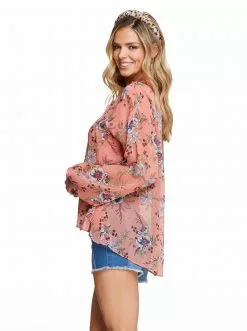 OJG Clothing Celeste Top In Floral Burst