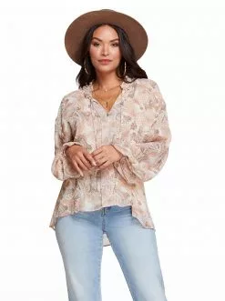 OJG New Arrivals Celeste Top In Wild Paisley