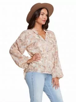 OJG New Arrivals Celeste Top In Wild Paisley