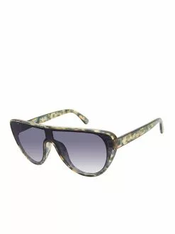 CIO Mod Shield Sunglasses In Olive Tortoise