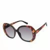 CIO Classic Jackie-O Oval Sunglasses In Black Tortoise New Arrivals