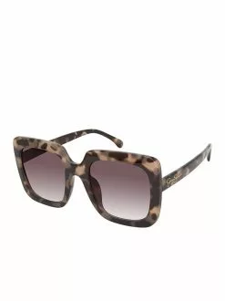 CIO Fashionable Square Sunglasses In Black & Tortoise Vacation Vibes