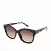 CIO Contemporary Rectangle Sunglasses In Black