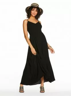 OJG Clia Cami Dress In Black