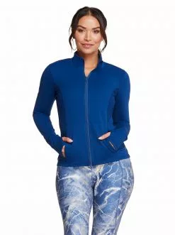 Rockfit Clothing Contour Jacket In Estate Blue