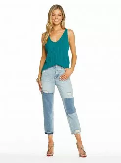 OJG Throwback Straight Jeans In Summer Fling Clothing