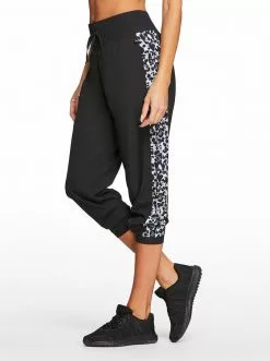 Rockfit Ella Woven Jogger In Black Wild Cat Clothing
