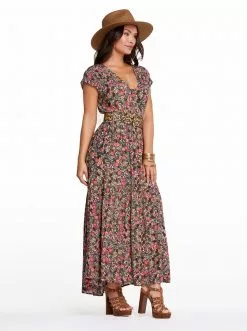OJG Esther Maxi Dress In Garden Escape Clothing