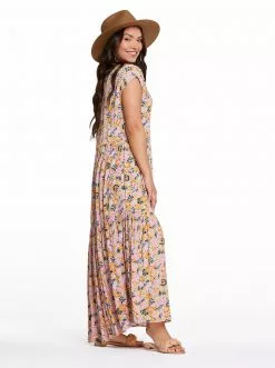 OJG Esther Maxi Dress In Whispered Forest New Arrivals