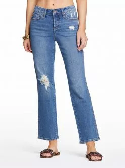 OJG New Arrivals Flirt High Rise Straight Crop In Magic Hour